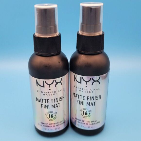 2x NYX Matte Finish 16 HR Makeup Setting Spray - 2.03 fl oz / 60 ml each - New - Picture 1 of 3
